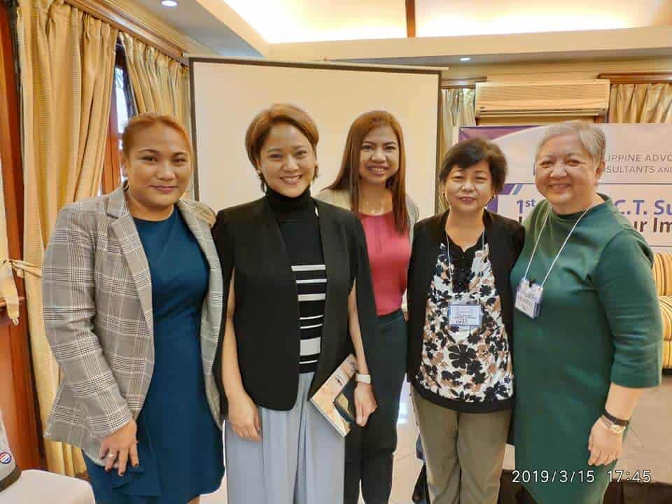 Michelle Irish Malonda-Samson, Suzette Siapno, Sha Nacino and Emily ...